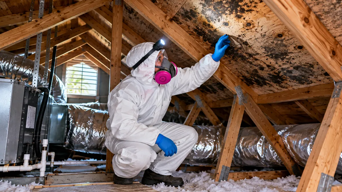 Attic Mold Removal in South Palm Beach