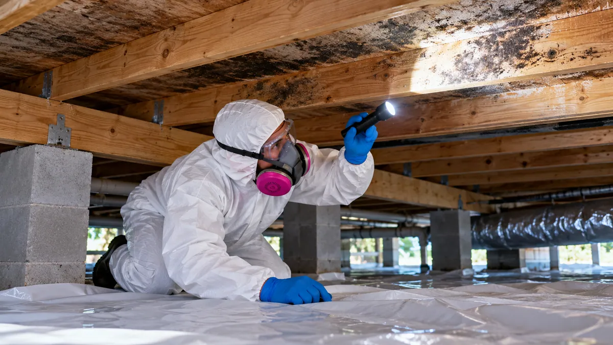 Crawl Space Mold Removal in South Palm Beach