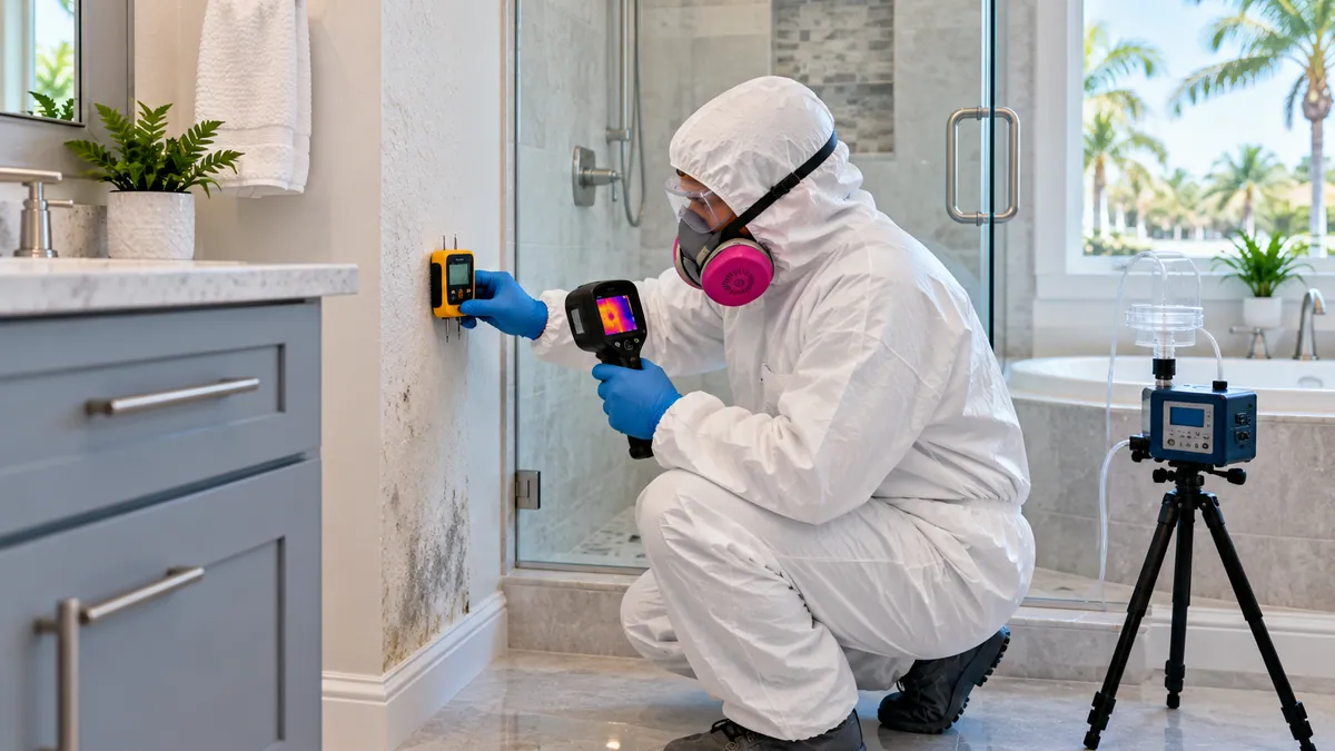 Mold Inspection and Testing in South Palm Beach